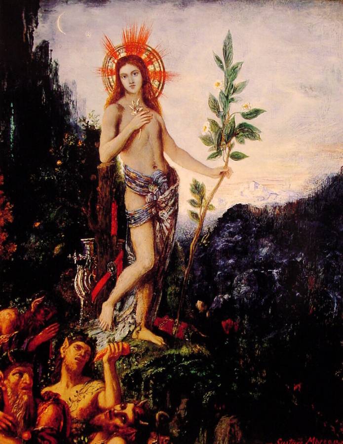 Moreau Gustave - Apollon et les Satyres.jpg